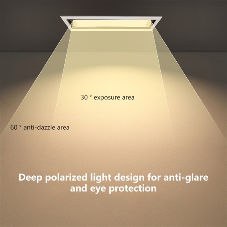 Wide Beam Angle Office SMD Linear Down Light